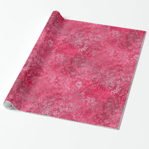 Rött rosa slående in gåvapapper presentpapper