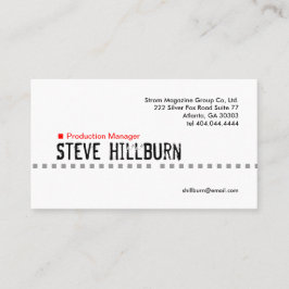 Rött rusa visitkort 4