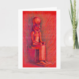 Rött Sekhmet kort