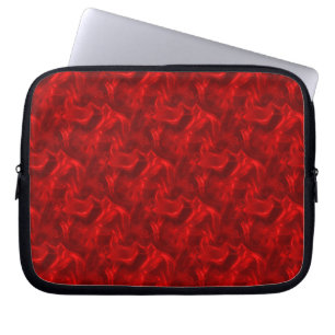Rött silke verkställer laptop fodral