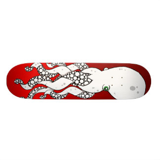 Rött) Skateboarddäck för bläckfisk ( Mini Skateboard Bräda 18,5 Cm