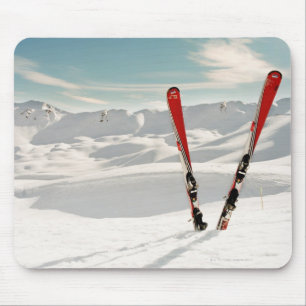 Rött skidar musmatta