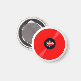 RÖTT SKIVALBUM MAGNET
