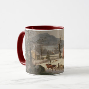 Rött skola huset (landplatsen) 1858 mugg