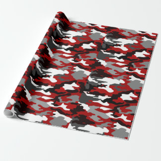 Rött skuggar Camo Presentpapper