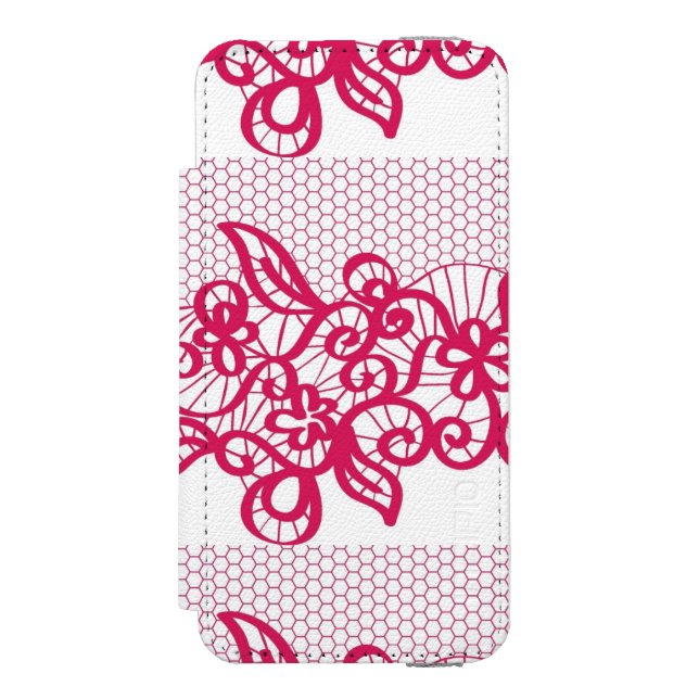 Rött snöre incipio iPhone wallet skal (Folio Framsidan)