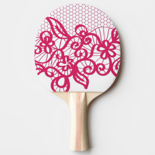 Rött snöre pingisracket
