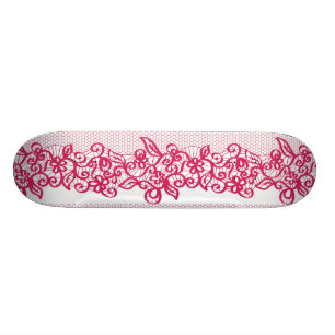 Rött snöre skateboard bräda 19,5 cm