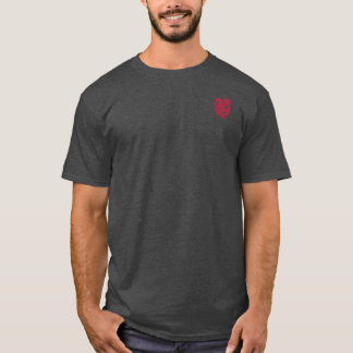 Rött spetsdrakeemblem | Blossom Basics T-Shirt
