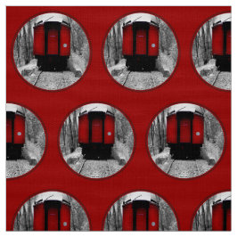 Rött tåg för CabooseVictorianånga Tyg