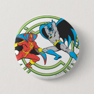 Rött Tornado + Batman Knapp