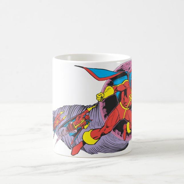 Rött Tornado i Vind Rörelse Kaffemugg (Center)