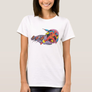 Rött Tornado i Vind Rörelse T-shirt