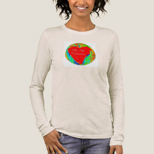 rött valentinhjärta t shirt