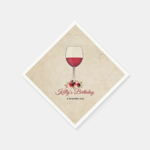 rött vin, fantastisk, Cocktail Pappersservetter