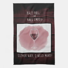 Rött Vin-glas, halvtomt Fullt med vattenfärg