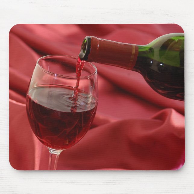 Rött vin musmatta (Framsidan)