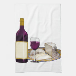 RÖTT VIN OCH OST, OSTÄLSKAREGÅVA KÖKSHANDDUK