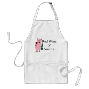 Rött vin & Swine Förkläde