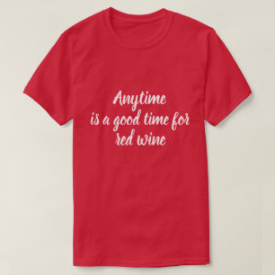 Rött vin tee shirt