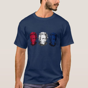 Rött, vit och blått -- Andrew Jackson Tee