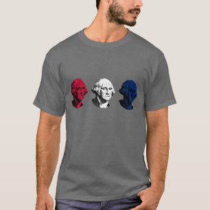 Rött, vit och blått George Washington Tee