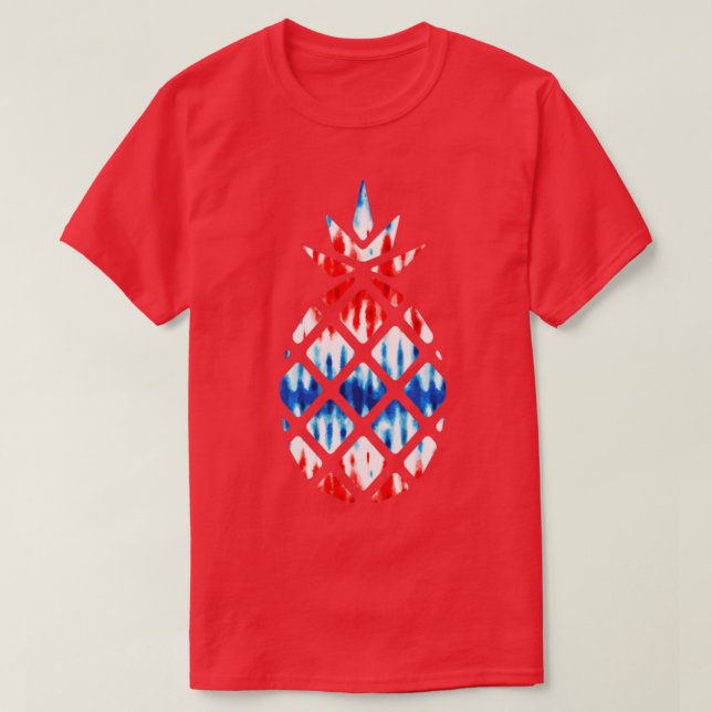 Rött vitt blått anas, USA, Independence day juli T Shirt (Design framsida)