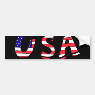 Rött vitt blått bildekal för USA amerikanska