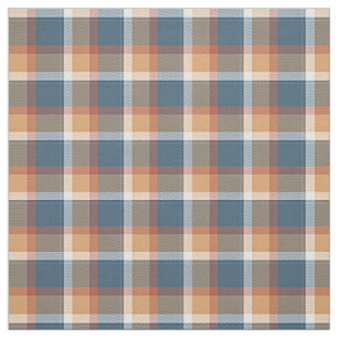 Rött vitt blått brun retro Tartan Plaid Mönster Tyg