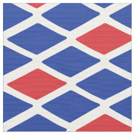 Rött vitt blått Diamond Snakeskin Tyg