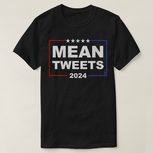 Rött vitt blått Elak 2024 VNeck T Shirt (Design framsida)