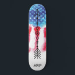 *~* Rött vitt blått Flagga FÖR DEN militära ARROW Mini Skateboard Bräda 18,5 Cm<br><div class="desc">*Kraftfullt förbättrat/imbues ARROW silhouette på amerikansk Flagga * Patriotic American Flagga with q ARROW silhouette . . Denna utformning är utmärkande för den amerikanska Flagga USA flagga, även känd som Old glory och Stars och stripes. Denna amerikanska vattenfärgsdesign omfattar färg Rött vitt blått i form av stjärnor och strimlade Flagga....</div>