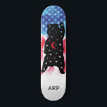 *~* Rött vitt blått Flagga för militärburar Mini Skateboard Bräda 18,5 Cm<br><div class="desc">* Energetiskt förstärkt/ imbues GRIZZLY BEAR silhouette på amerikansk Flagga * Patriotisk amerikansk Flagga med svart GRIZLY BEAR silhouette . . Denna utformning är utmärkande för den amerikanska Flagga USA flagga, även känd som Old glory och Stars och stripes. Denna amerikanska vattenfärgsdesign omfattar färg Rött vitt blått i form av...</div>