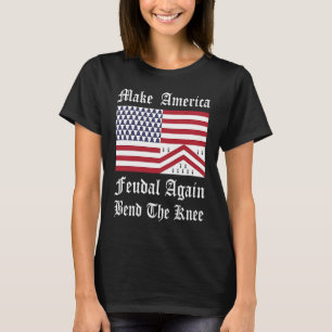 Rött vitt blått Heraldiska Flagga T Shirt