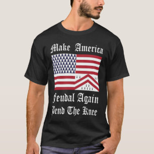Rött vitt blått Heraldiska Flagga T Shirt