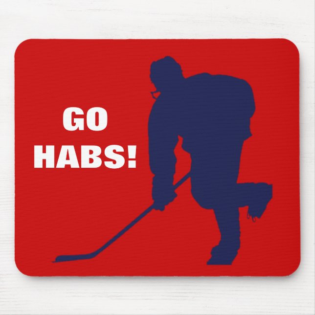 RÖTT VITT BLÅTT HOCKEY MUSMATTA (Framsidan)