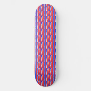 Rött vitt blått kretsar Rand Skateboard