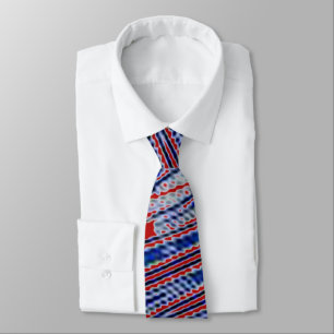 Rött vitt blått Manar's Neck Tie Slips