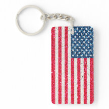 Rött vitt blått patriotisk amerikansk USA flagga P