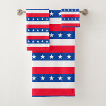 Rött vitt blått patriotiska stjärnarandar