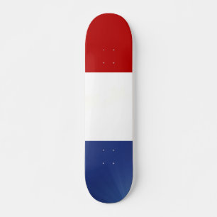 Rött vitt blått Skateboard