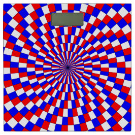 Rött vitt blått Spiral av Kenneth Yoncich