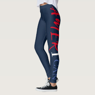 Rött vitt blått svarta, , afrikanska sjömän leggings