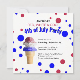 Rött, vitt och Coola - platta kort