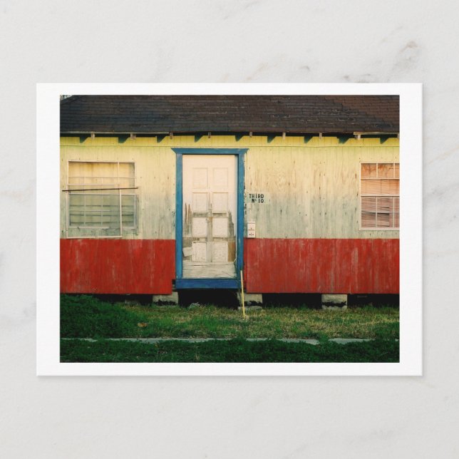 rött vitt och stoft vykort (Framsida)