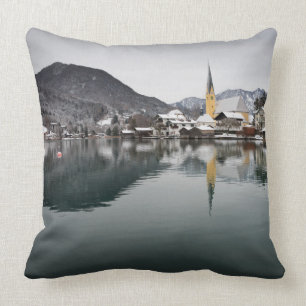 Rottach-Egern på Tegernseen, Bayern i vinter Kudde