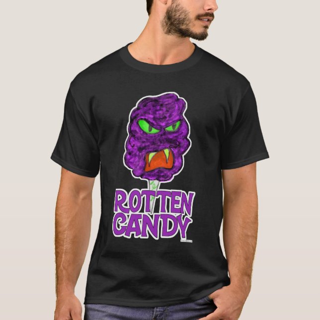 Rotten Candy Funny Sweet Treat Parody T Shirt (Framsida)