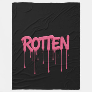 ROTTEN Drip-teckensnitt Fleecefilt