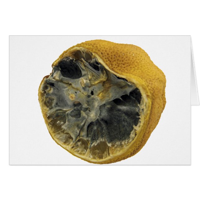 Rotten lemon hälsningskort (Framsidan Horizontal)