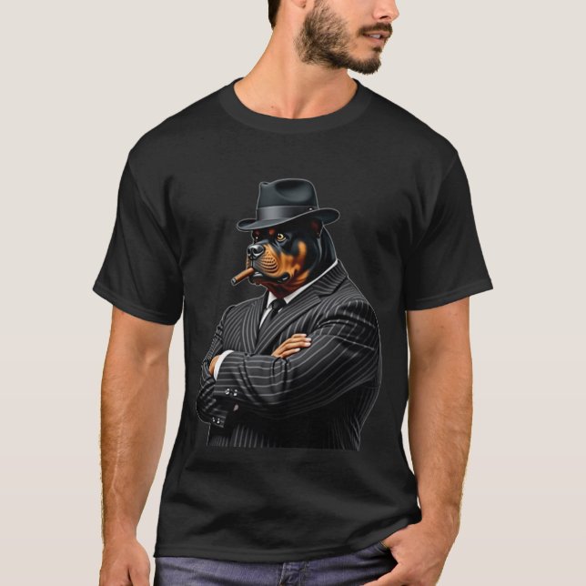 Rotten Rico Rottie Rottweiler Pet-ägargåva T Shirt (Framsida)